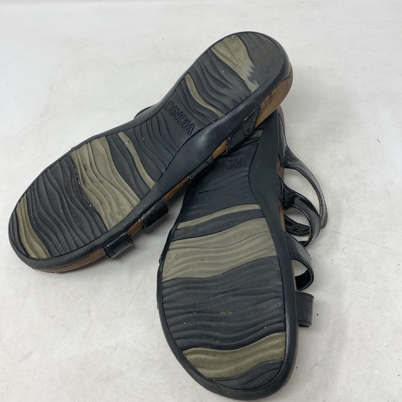 Vionic Meghann Faux Croc Leather Slide Adjustable Sandals - Picture 6 of 6